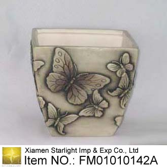 Square Ceramic Planter