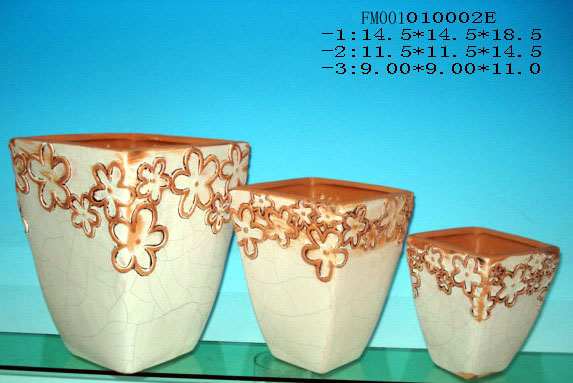Square Ceramic Planter