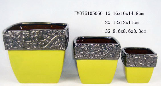 Stoneware Plant Pot